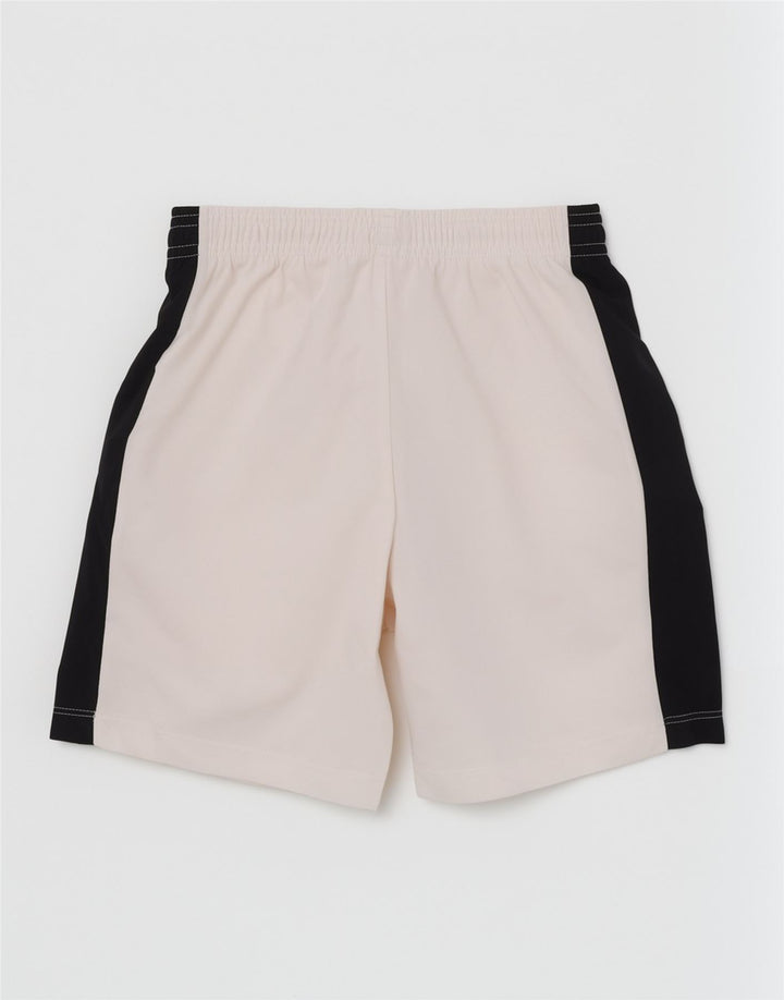 Nike Pantalones cortos deportivos para niños 10-11 años Mediano Blanco Poliéster