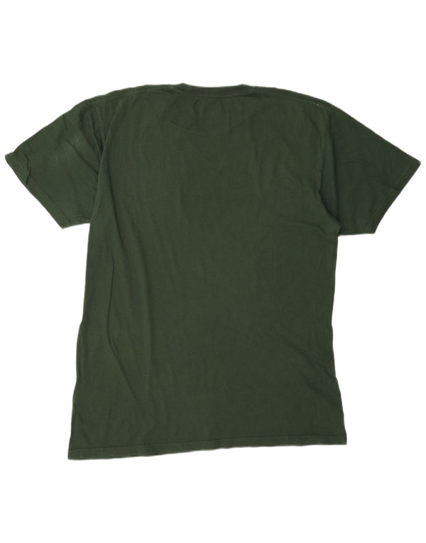 Vans - Camiseta gráfica para hombre, talla grande, algodón verde