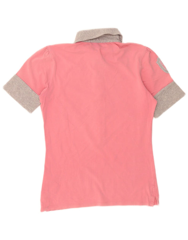 La Martina Polo gráfico para mujer UK 42 Algodón color block rosa medio