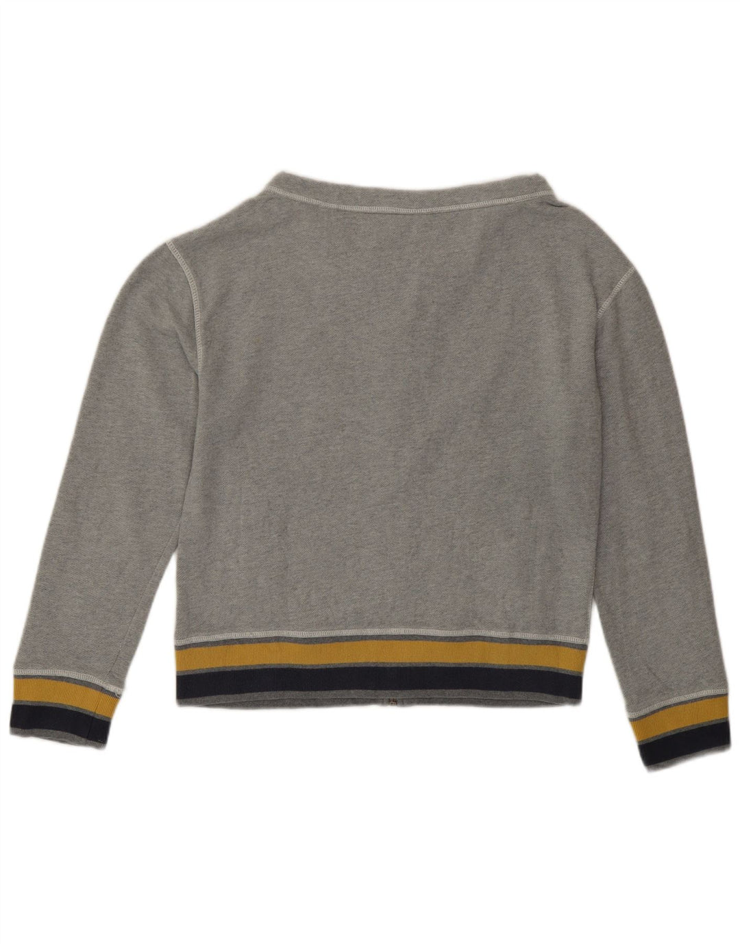 Diadora Mujer Crop Chándal Top Chaqueta UK 44 Gris Medio Colorblock