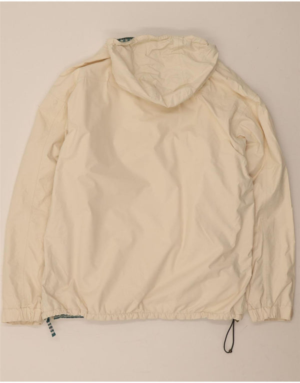 Chaqueta Anorak extragrande con capucha para mujer Joules UK 46 Poliéster blanco grande