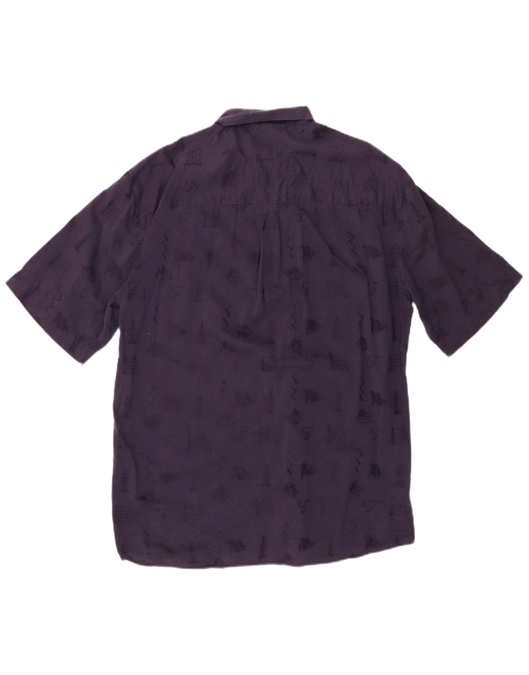 Angelo Litrico Camisa Hombre Talla 39 /40 15 1/2 Medio Azul Marino Geométrico