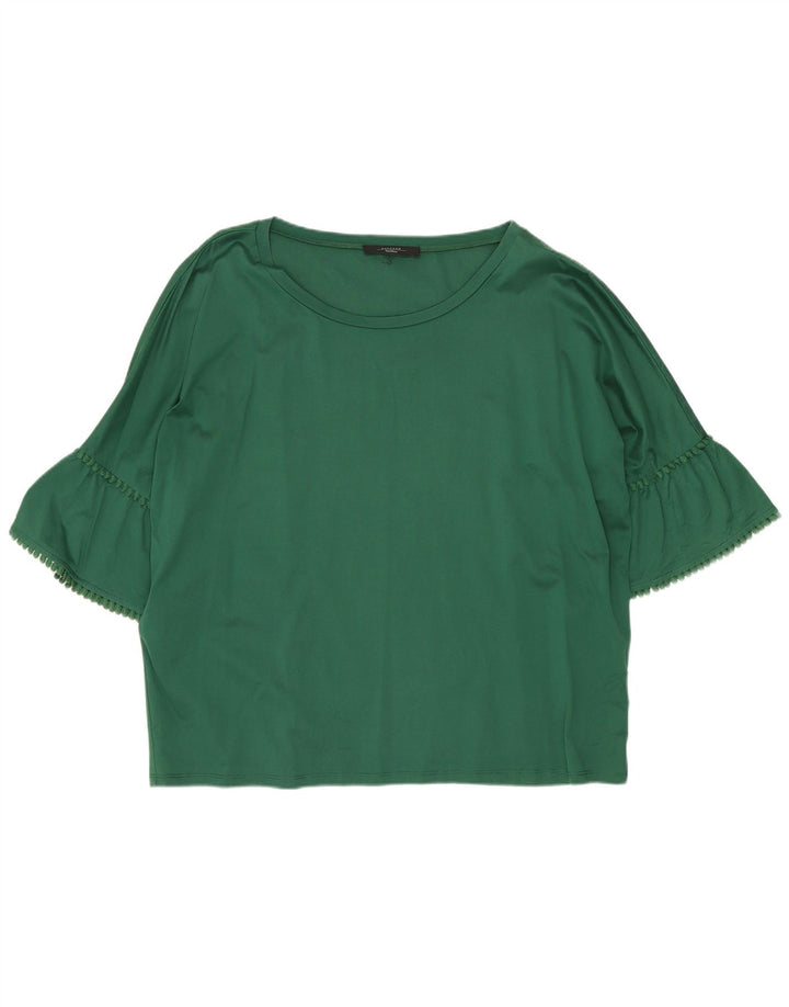Max Mara Blusa de manga 3/4 para mujer Weekend UK 46 Grande Verde
