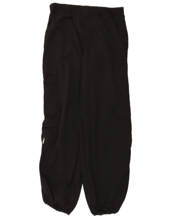 Zara Mujer Pantalón Cargo Loose Fit Mediano W30 L31 Poliamida Negro