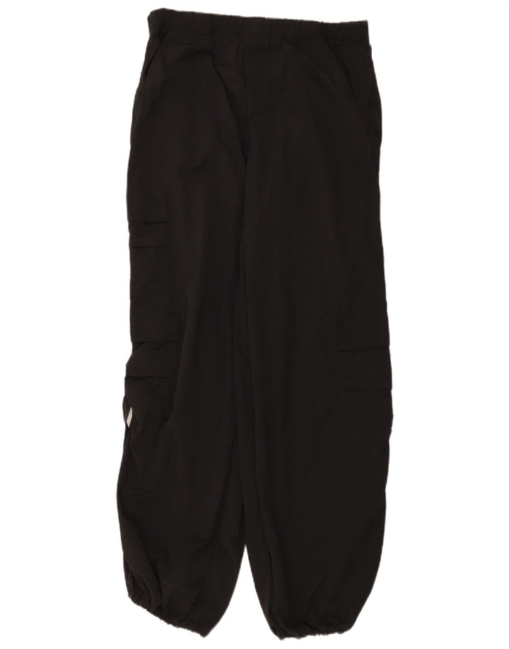 Zara Mujer Pantalón Cargo Loose Fit Mediano W30 L31 Poliamida Negro