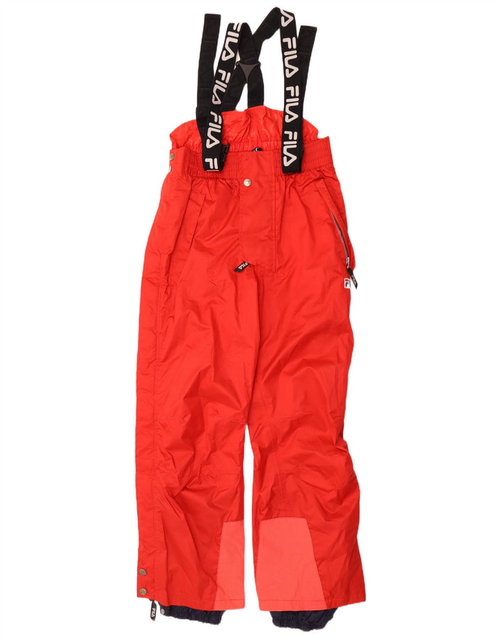 Fila Conjunto de esquí gráfico para hombre de 2 piezas IT 48 Medium W30 L29 Red Colourblock