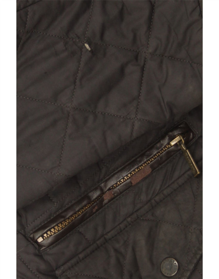 Barbour Chaqueta acolchada para hombre Reino Unido 36 Pequeño Negro