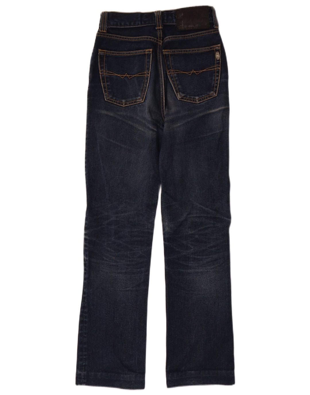 Vintage Mujer Bootcut Jeans W26 L29 Algodón Azul Marino