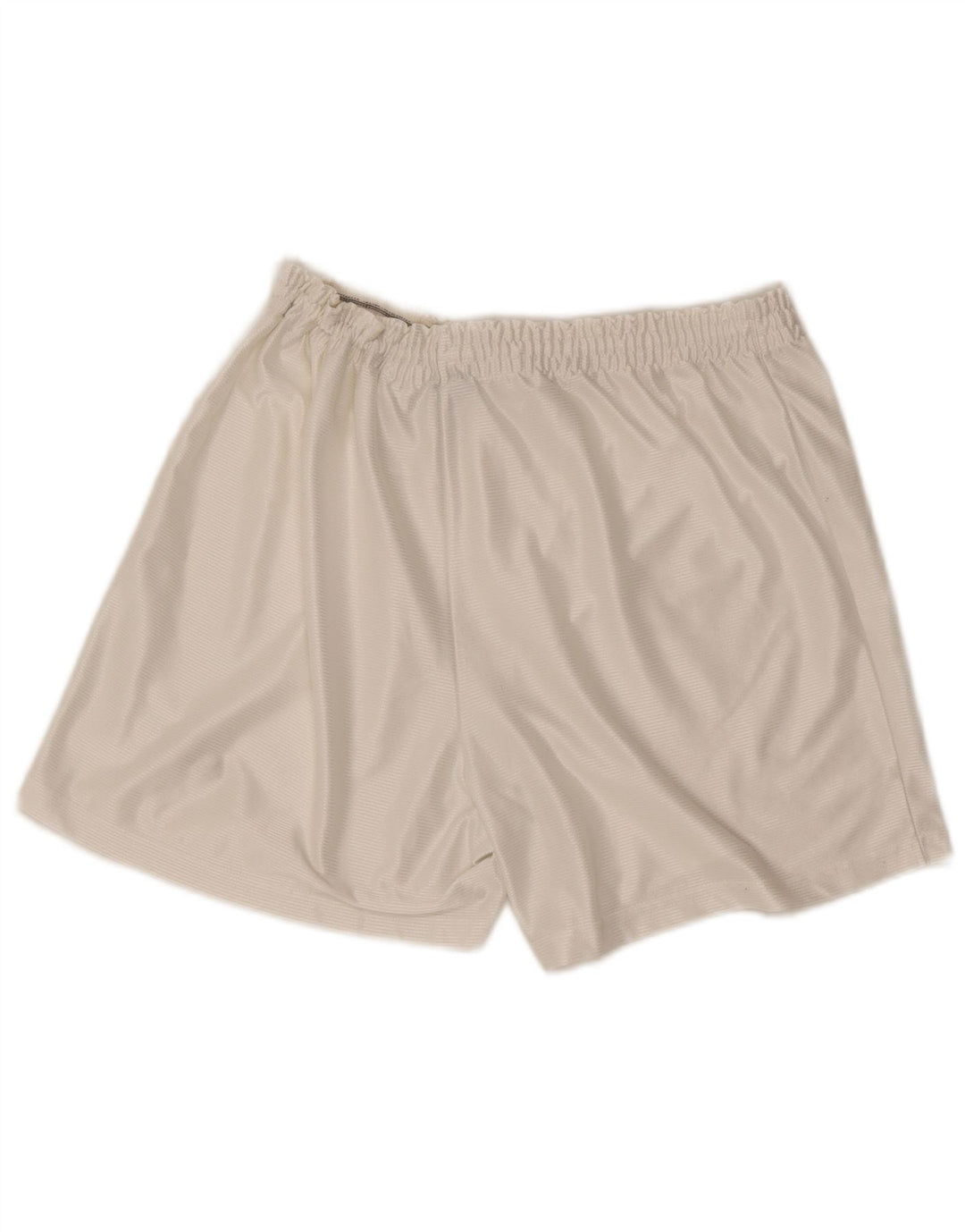 Nike - Pantalones cortos deportivos para hombre, talla 42/44, poliéster blanco grande