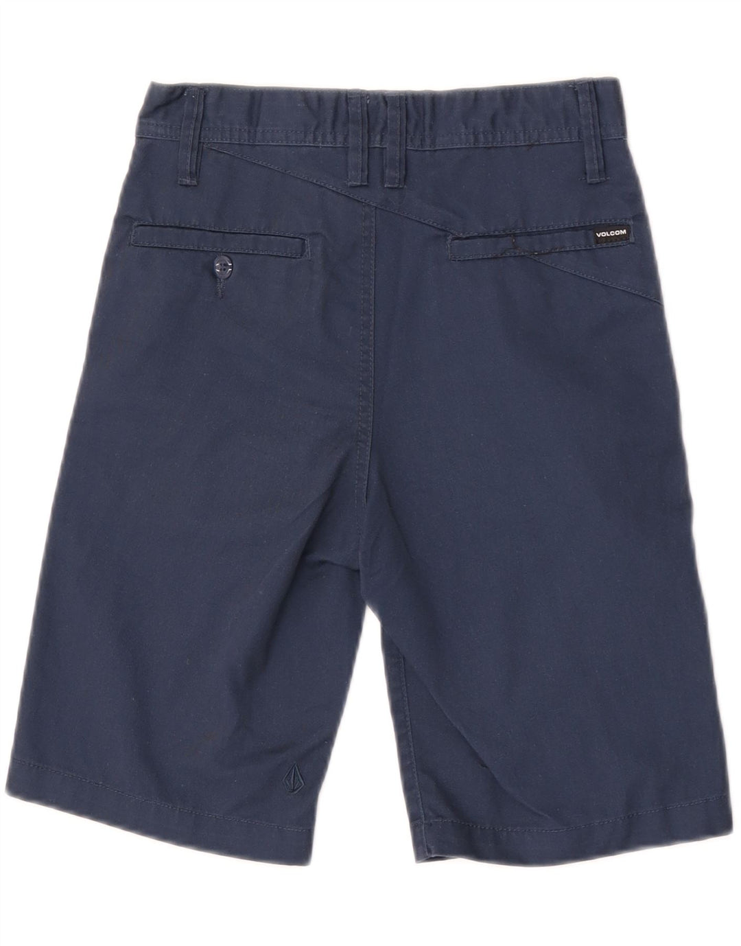 Volcom Pantalones cortos chinos para niños 11-12 años W26 Azul marino Poliéster