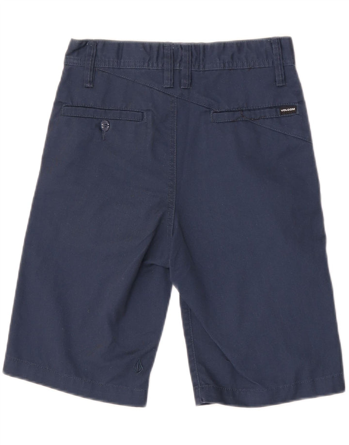 Volcom Pantalones cortos chinos para niños 11-12 años W26 Azul marino Poliéster
