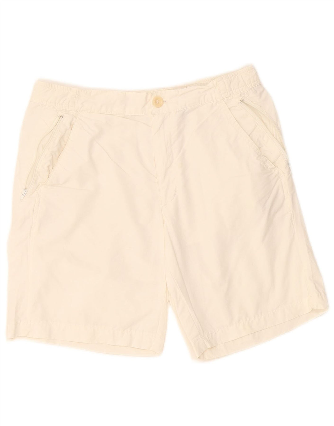 Canadiens Pantalones cortos chinos para mujer IT 44 Medium W30 Algodón blanco