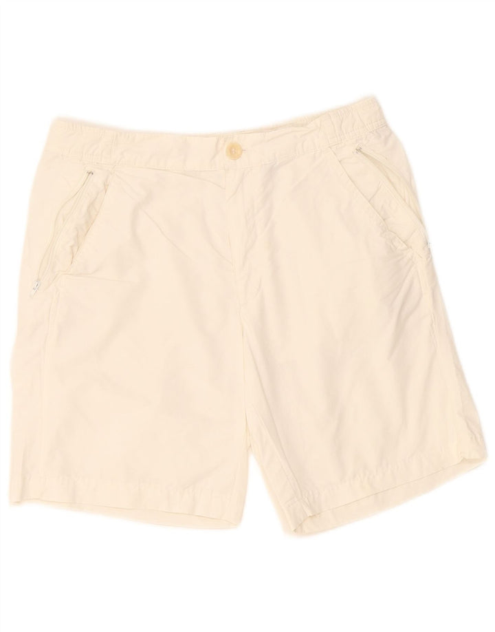 Canadiens Pantalones cortos chinos para mujer IT 44 Medium W30 Algodón blanco