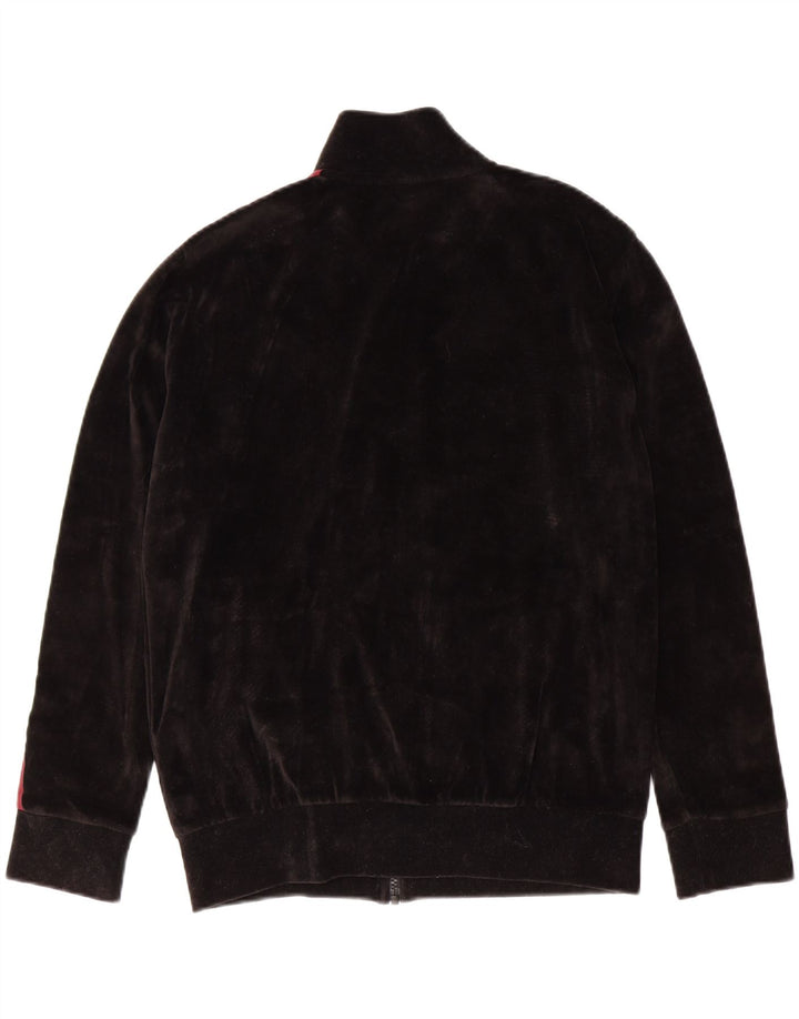 PUMA Womens Oversized Tracksuit Top Jacket UK 10 Small Black Colourblock Vintage Puma and Second-Hand Puma from Messina Hembry 