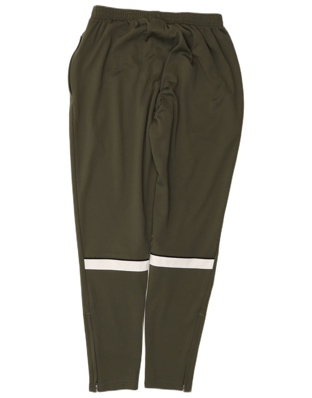 NIKE Mens Tracksuit Trousers Medium  Khaki Colourblock Polyester
