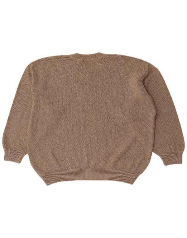 MAYSER Jersey con cuello en V para hombre IT 54 XL Algodón gris