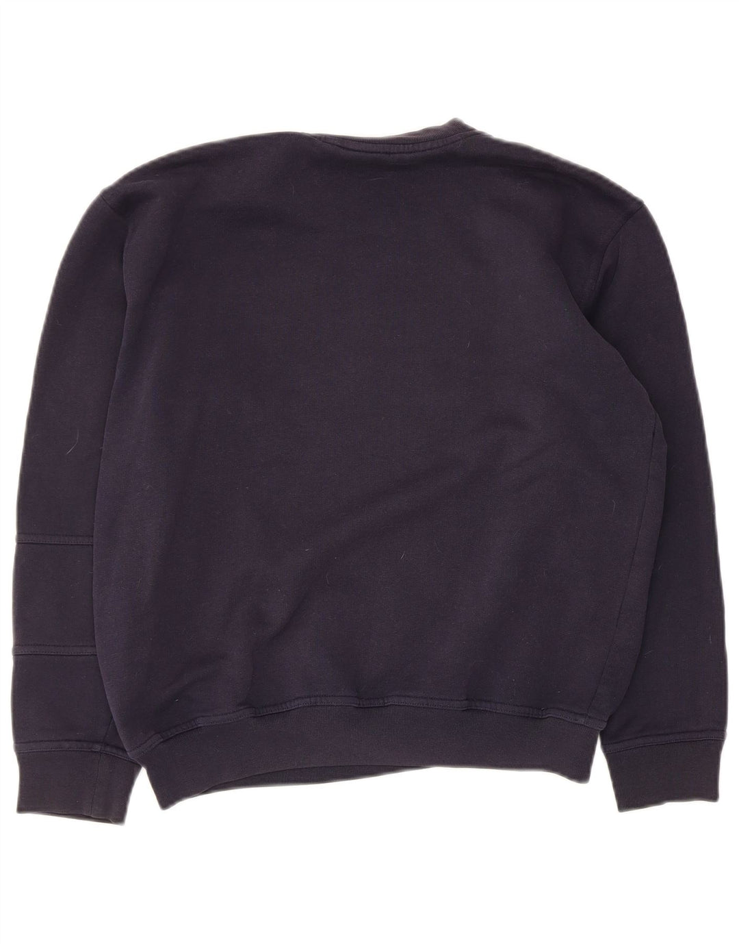 Ellesse Sudadera de gran tamaño con gráfico para mujer UK 10 Small Azul marino