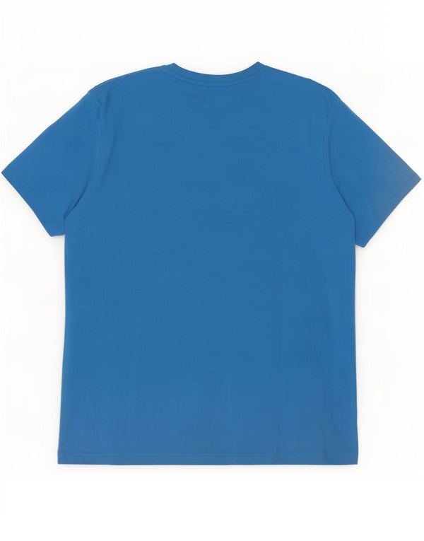 Kappa Camiseta gráfica para hombre Top 2XL Algodón azul