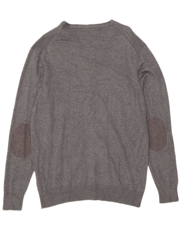 Pierre Cardin - Cárdigan para hombre, talla grande, viscosa gris