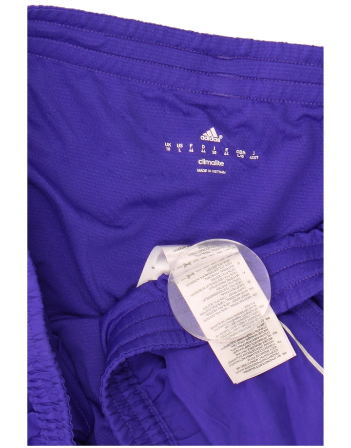 ADIDAS Pantalones cortos deportivos Climalite para mujer UK 40 XL Poliéster morado