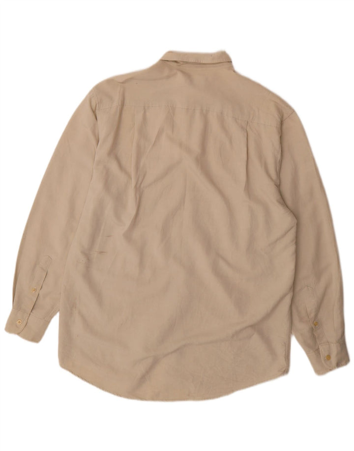 Camisa Nautica Hombre Rayón Beige Medio
