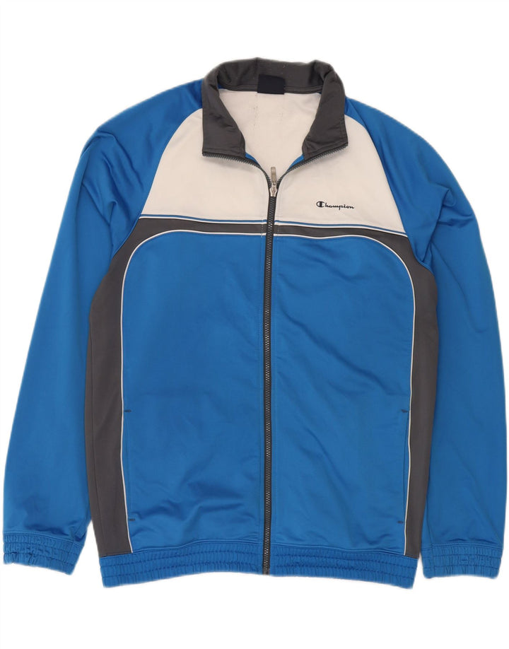 CHAMPION Chaqueta de chándal para hombre XL Azul Colorblock
