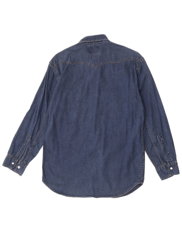 Levi's Hombre Camisa Vaquera Pequeña Algodón Azul