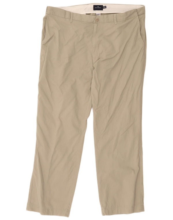 Marks & Spencer Pantalones chinos rectos Blue Harbor para hombre W42 L31 Caqui