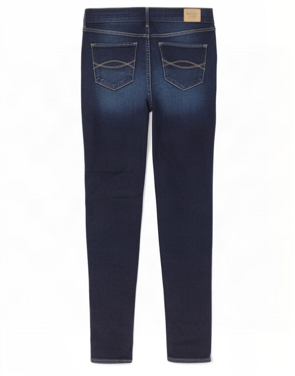 Abercrombie & Fitch Jeans ajustados para mujer US 4 Small W27 L29 Azul marino Algodón