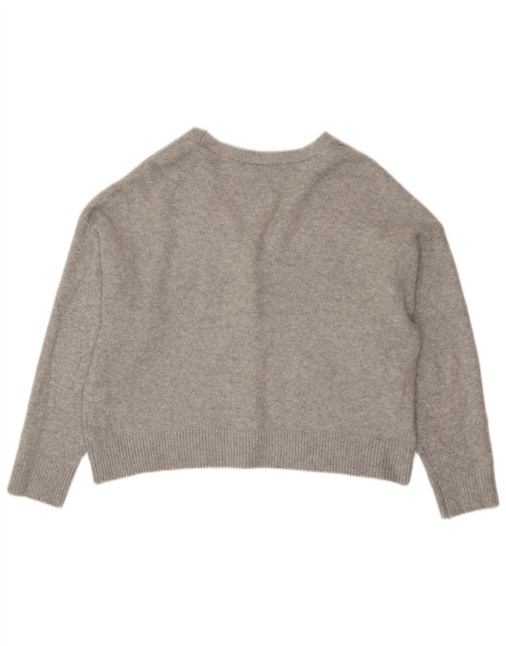 Marks & Spencer Suéter tipo cárdigan extragrande para mujer UK 44 Gris medio
