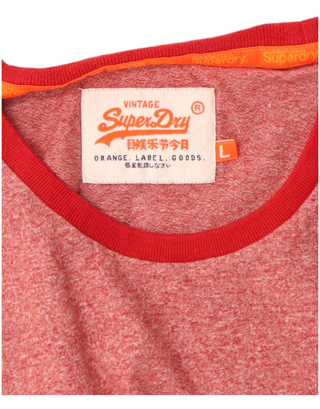 Superdry Camiseta con gráfico gráfico para hombre, talla grande, con motas rojas