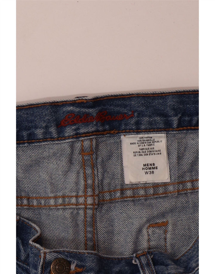 EDDIE BAUER Pantalones cortos vaqueros para hombre W38 XL Algodón azul