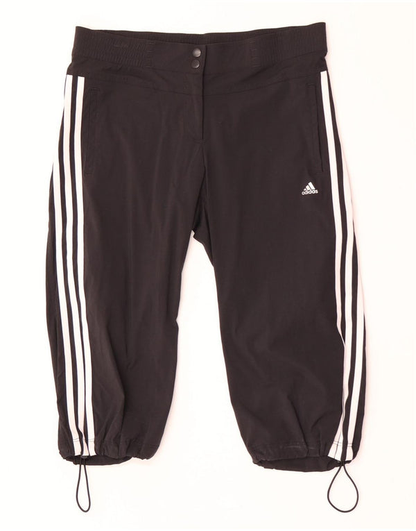 Adidas Bermudas Climalite para mujer UK 12 Medium W32 Nylon negro