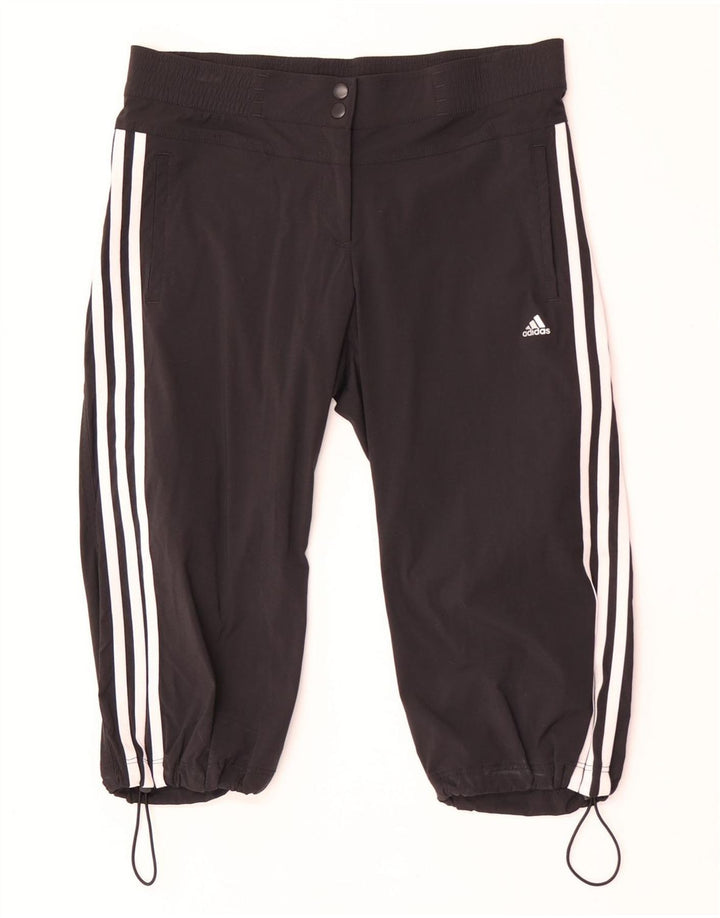 Adidas Bermudas Climalite para mujer UK 12 Medium W32 Nylon negro