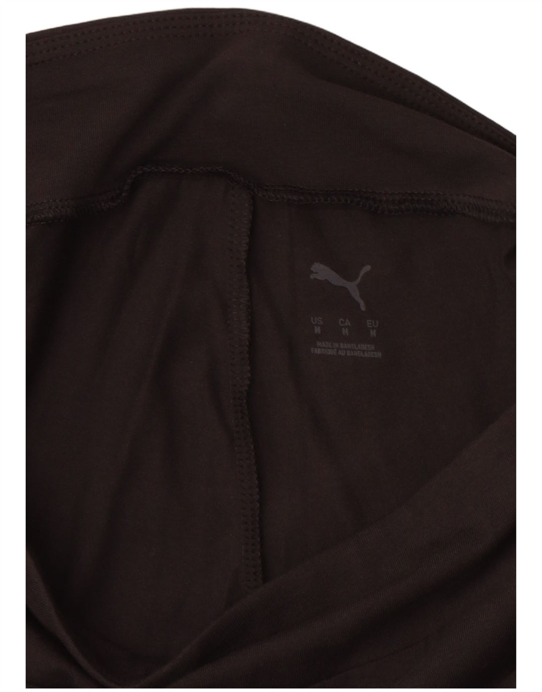 PUMA Leggings gráficos para mujer UK 12 Mediano Algodón negro