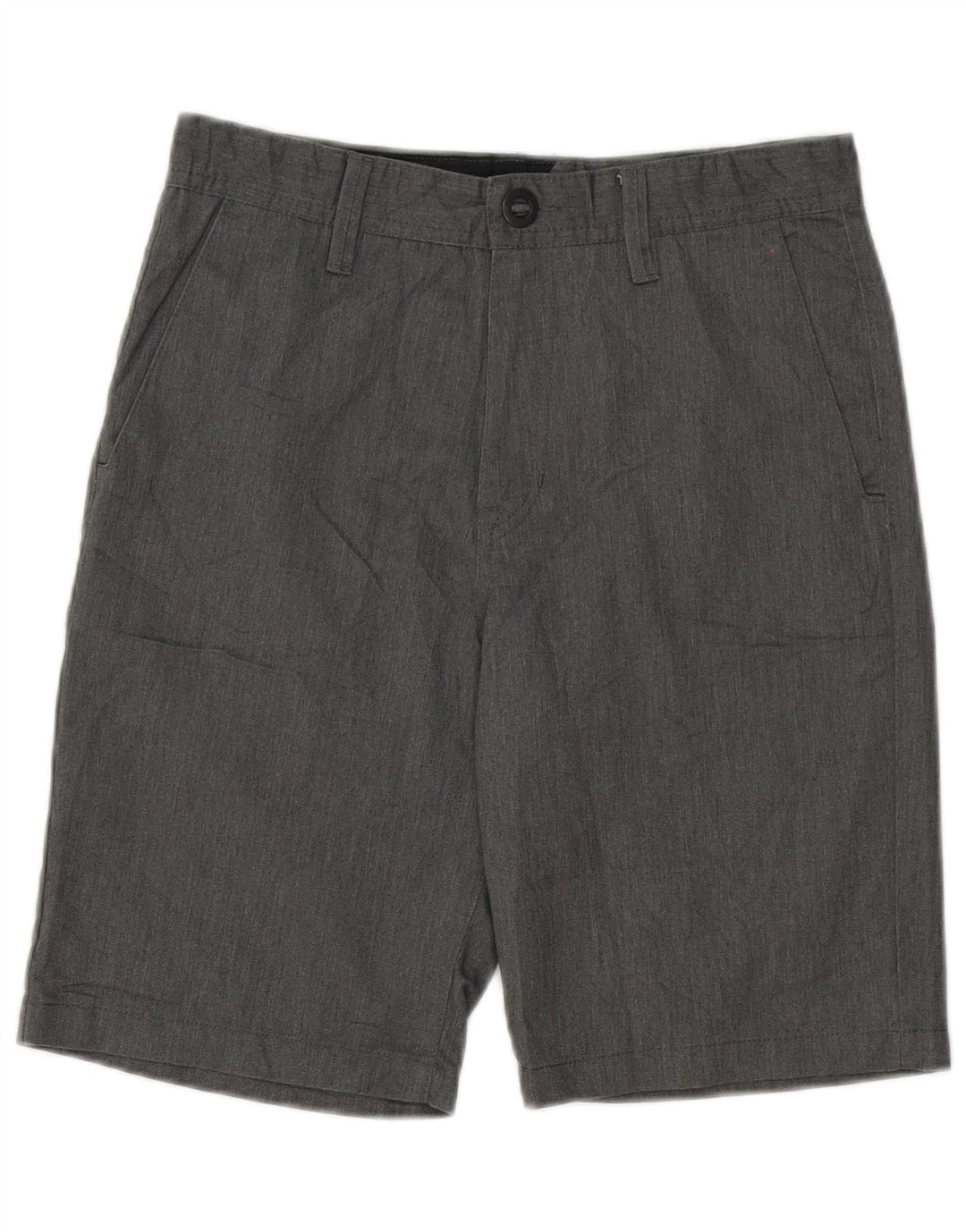Volcom Pantalones cortos chinos para niños 15-16 años W28 Gris Poliéster
