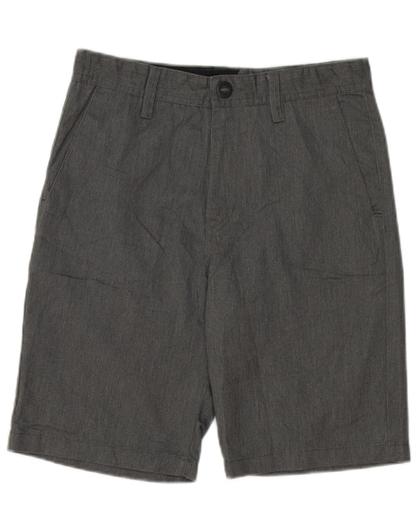 Volcom Pantalones cortos chinos para niños 15-16 años W28 Gris Poliéster
