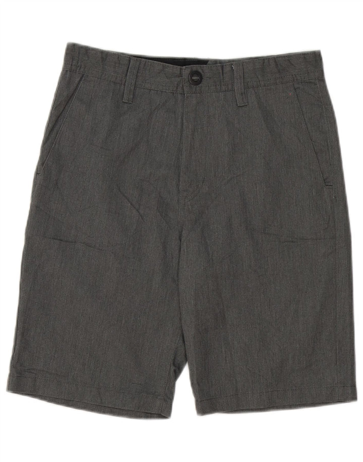 Volcom Pantalones cortos chinos para niños 15-16 años W28 Gris Poliéster