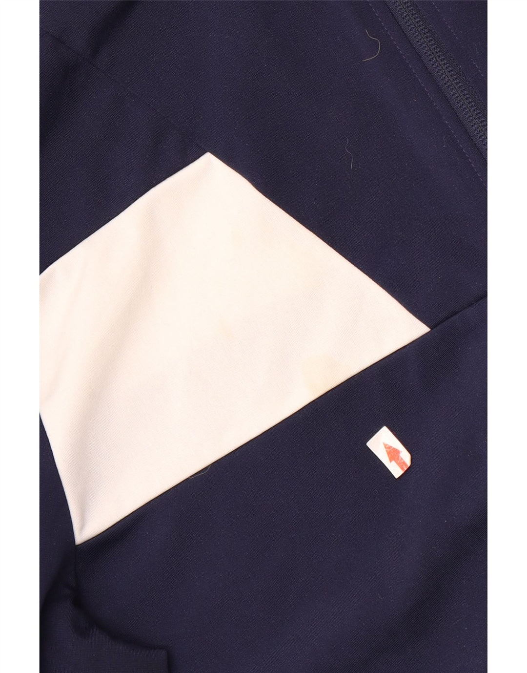 Puma Chaqueta de chándal para hombre, talla grande, poliéster con bloques de color azul marino