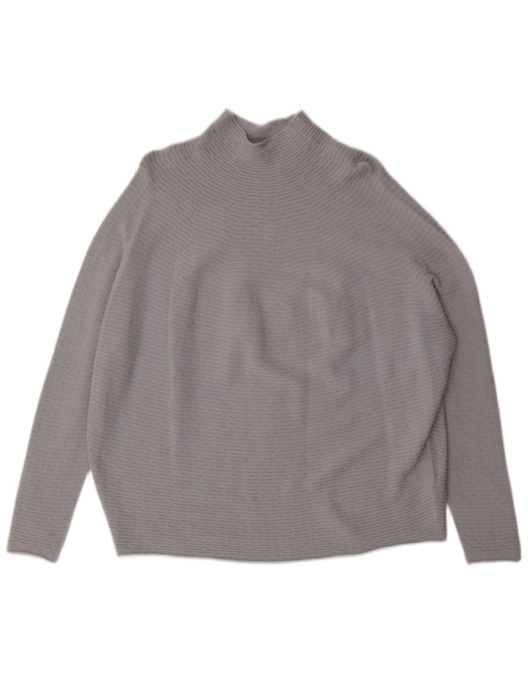 Phase Eight Suéter tipo jersey de gran tamaño con cuello de tortuga para mujer UK 44 Gris medio