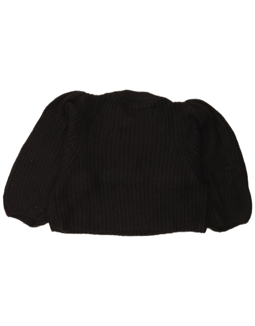 Topshop Jersey de cuello redondo extragrande para mujer, talla M, color negro
