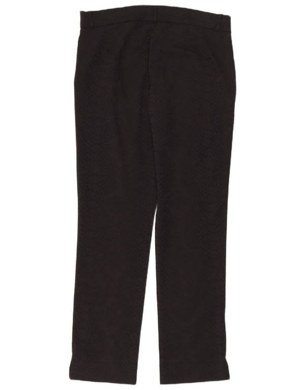Zara Mujer Trafaluc Pantalones Casuales Rectos Medianos W28 L28 Algodón Negro