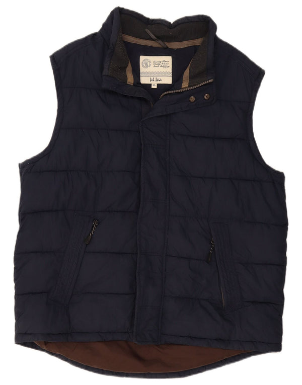 Chaleco acolchado para hombre Fat Face UK 42 XL Algodón azul marino