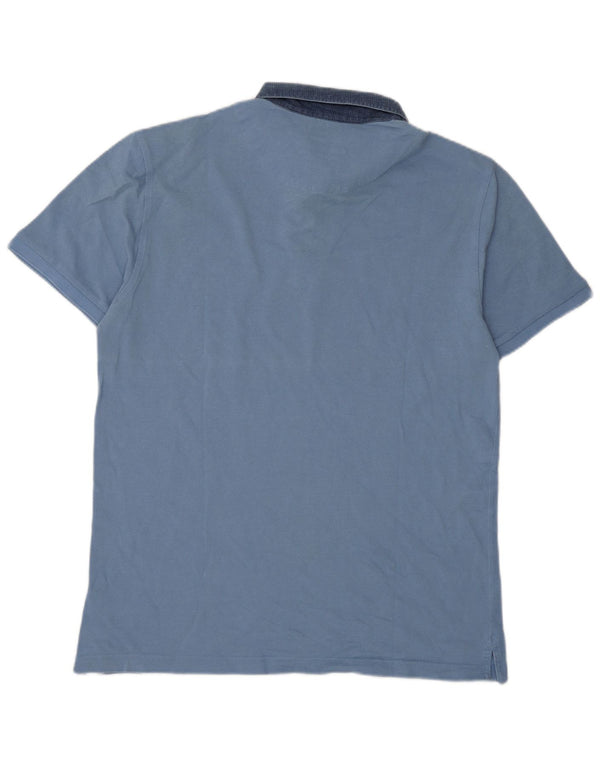 Harmont & Blaine Polo De Rugby De Ajuste Estrecho para Hombre 2XL Azul