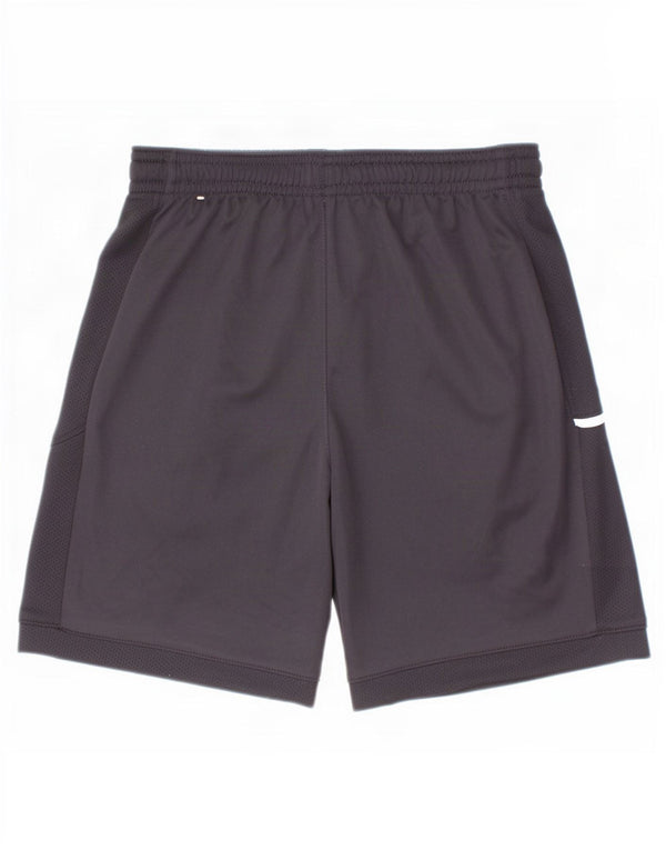 Nike Pantalones cortos deportivos Dri Fit para niños 8-9 años Pequeño Negro Poliéster