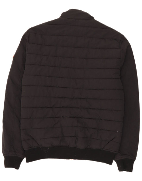 Superdry Chaqueta acolchada para hombre ES 38 Mediana Nylon negro