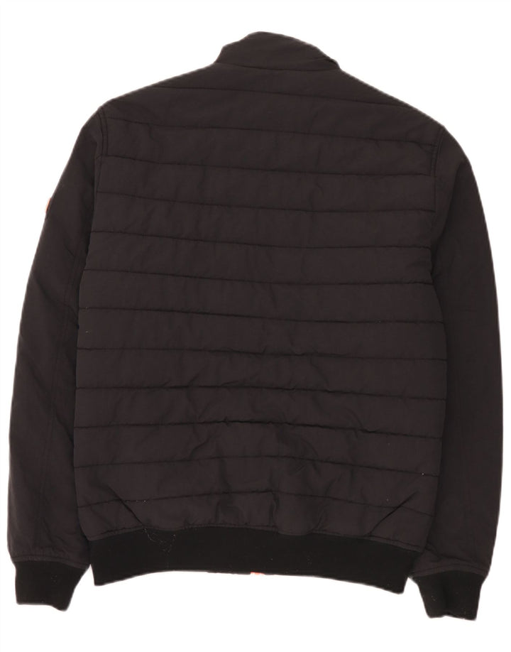 Superdry Chaqueta acolchada para hombre ES 38 Mediana Nylon negro