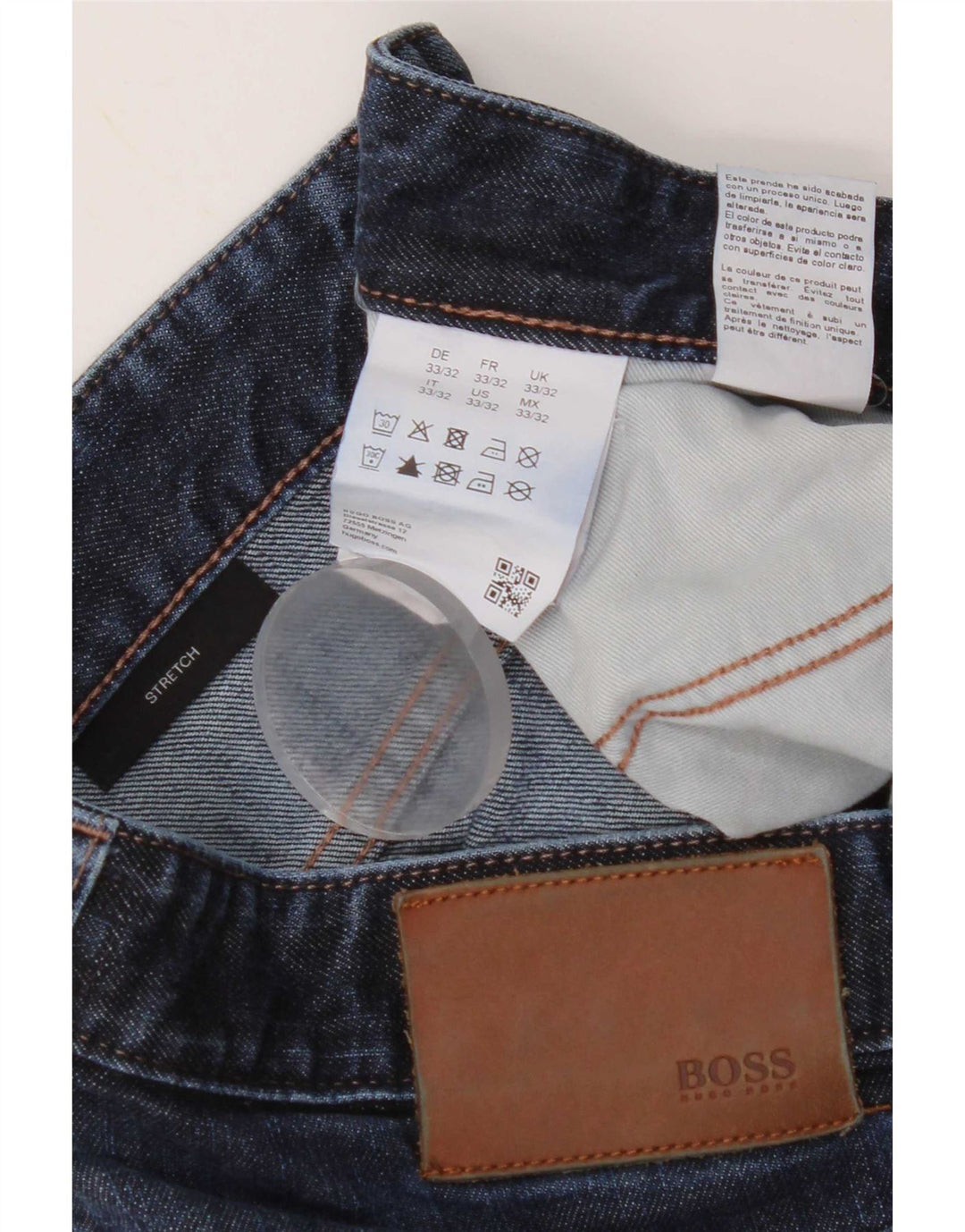 Vaqueros Hugo Boss Mujer Slim W33 L32 Algodón Azul