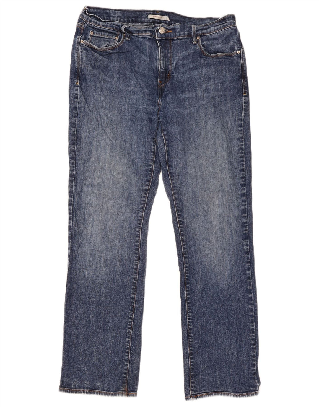 Vaqueros Levi's Mujer 505 Rectos W31 L29 Algodón Azul