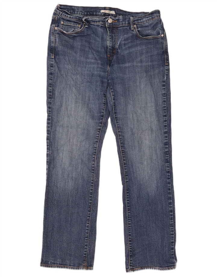 Vaqueros Levi's Mujer 505 Rectos W31 L29 Algodón Azul